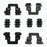 13511Q Carlson Disc Brake Hardware Kit, Rear