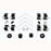13514Q Carlson Disc Brake Hardware Kit, Front