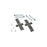 13535 Carlson Disc Brake Hardware Kit, Front