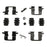 13592Q Carlson Disc Brake Hardware Kit, Rear
