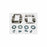 13610 Carlson Brake Caliper Pin Boot Kit, Front