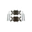 13619 Carlson Brake Caliper Pin Boot Kit, Front