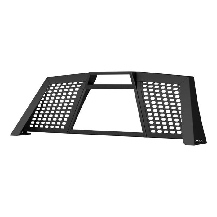 1110114 Aries Switchback Headache Rack, Black