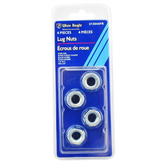 213044FR White Knight 213044FR Original Equipment Bulge Acorn Lug Nuts, Zinc, 4-pk