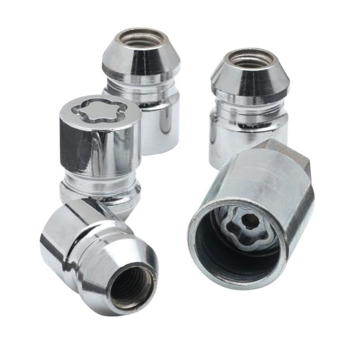 McGard 24215 Chrome Wheel Locks - M14 X 1.5 Cone Seat, Set Of 4 Locks With Key