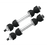 Two 31201602 Pro-Series OE Stabilizer Links in silver and black, arranged parallel to each other.