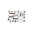 17373 Carlson Brake Drum Hardware Kit, Rear