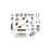 17415 Carlson Brake Drum Hardware Kit, Rear