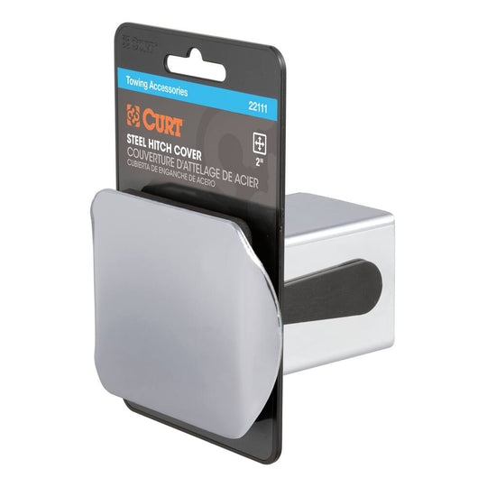 22101 2 Chrome Steel Hitch Tube Cover (Packaged)