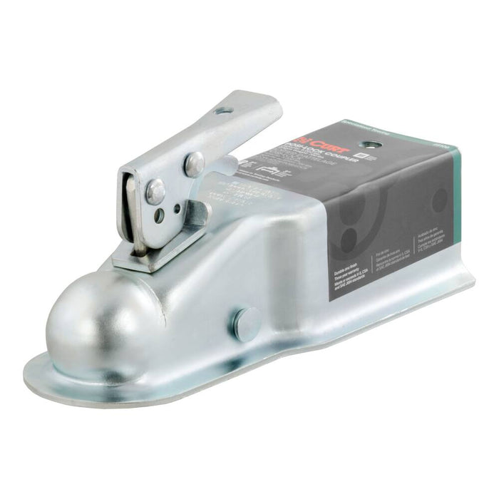 25100 2 Straight-Tongue Coupler with Posi-Lock (5,000 lbs, Zinc)