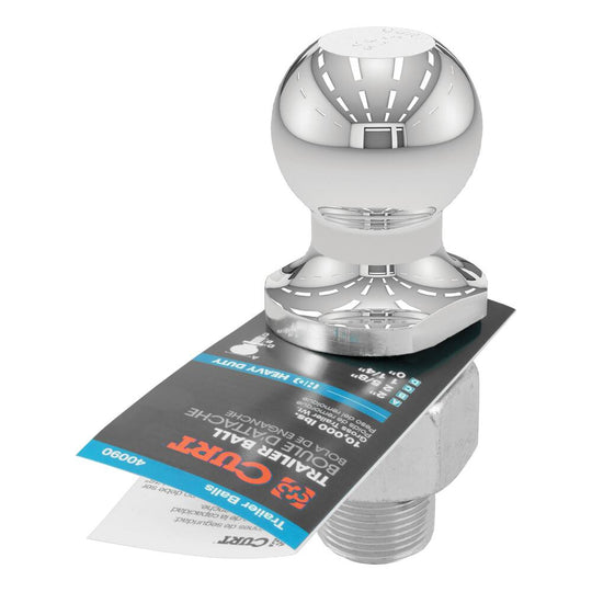 40090 2 Trailer Ball (1-1/4 x 2-5/8 Shank, 10,000 lbs., Chrome)