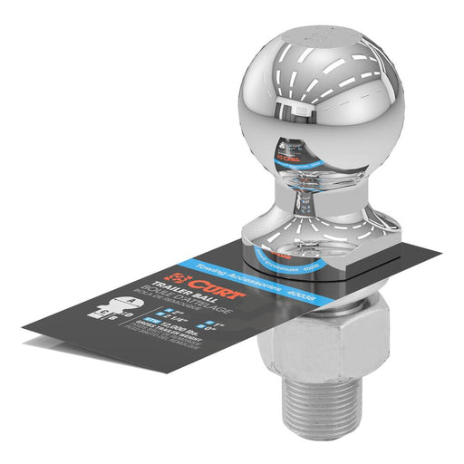 40038 2 Trailer Ball (1 x 2-1/4 Shank, 12,000 lbs., Chrome)