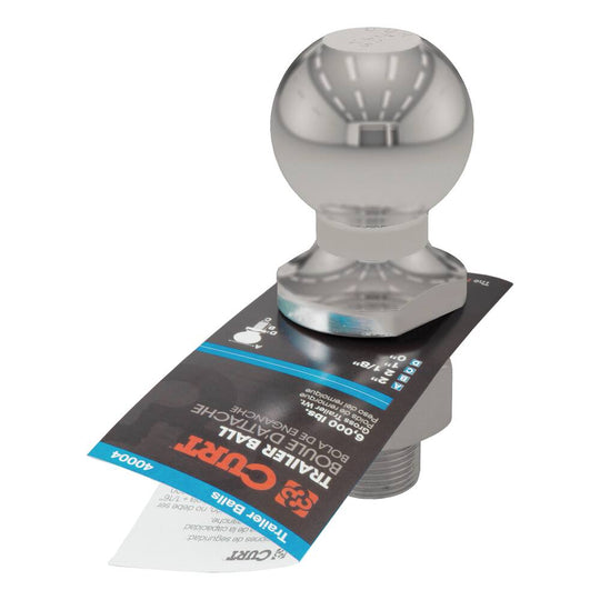 40053 2 Trailer Ball (1 x 2-1/8 Shank, 6,000 lbs., Stainless)