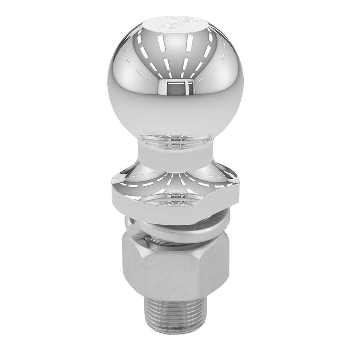 40070 2 Trailer Ball (1 x 2-1/8 Shank, 7,500 lb, Chrome)