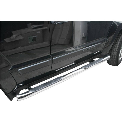 201005-2 Aries 3 Round Side Bars, Polished Stainless