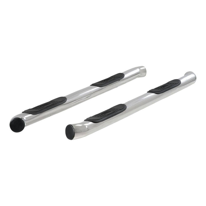 201008-2 Aries 3 Round Side Bars, Polished Stainless