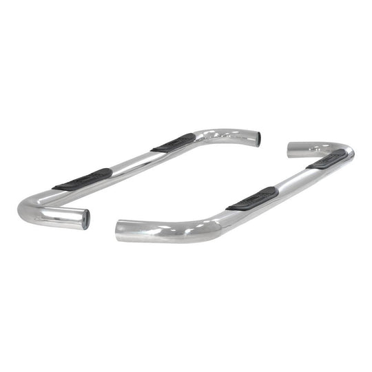 202006-2 Aries 3 Round Side Bars, Polished Stainless