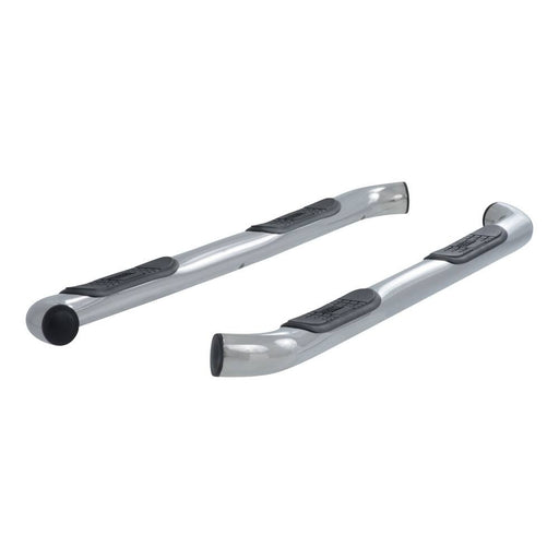 202009-2 Aries 3 Round Side Bars, Polished Stainless