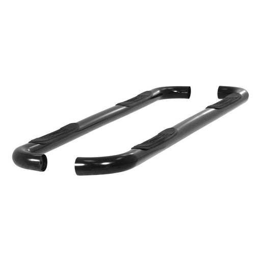 203010 Aries 3 Round Side Bars, Black