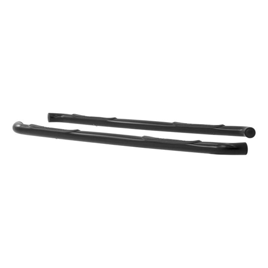 203015 Aries 3 Round Side Bars, Black