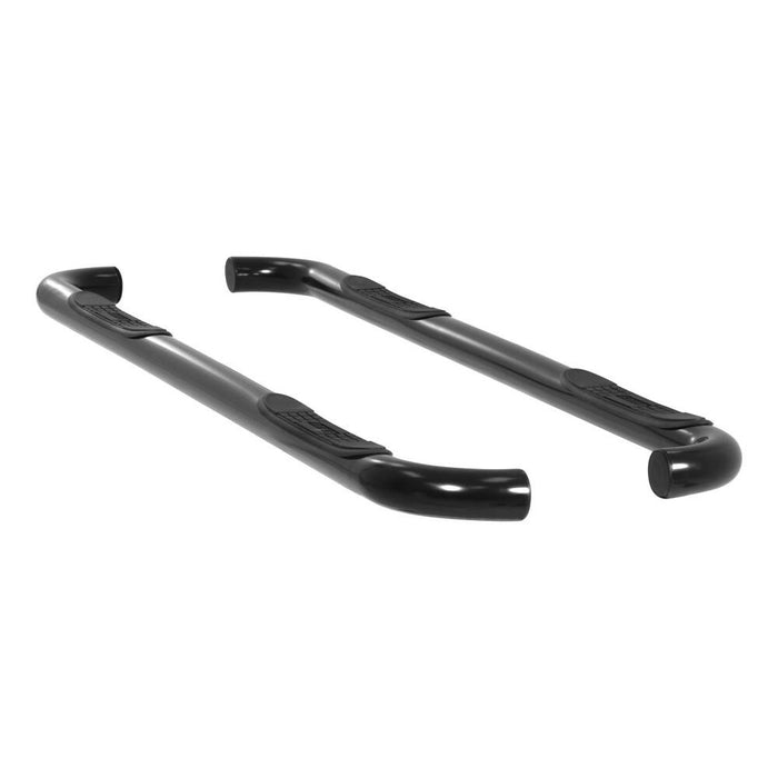 203019 Aries 3 Round Side Bars, Black