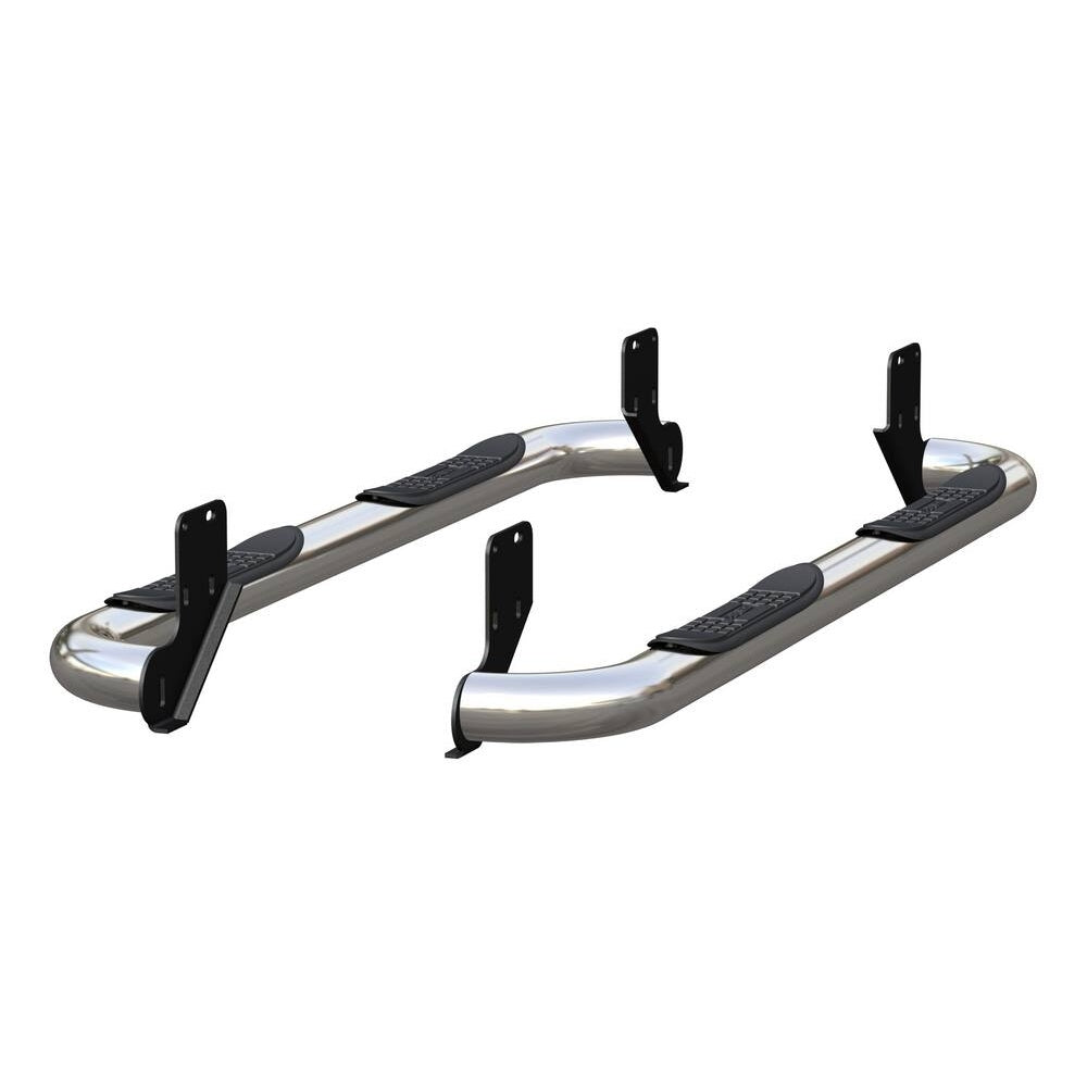 203025-2 Aries 3 Round Side Bars, Polished Stainless