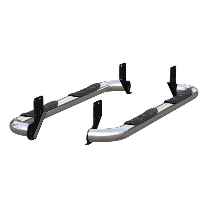 203025-2 Aries 3 Round Side Bars, Polished Stainless