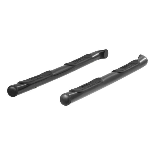 203031 Aries 3 Round Side Bars, Black