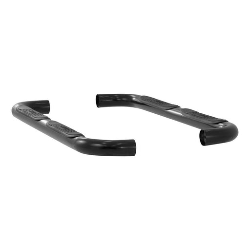 203033 Aries 3 Round Side Bars, Black