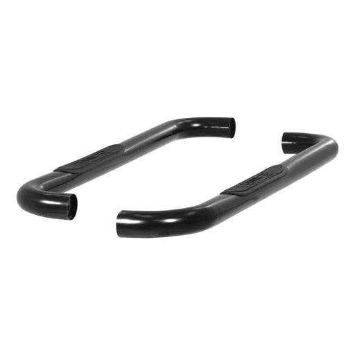 203040 Aries 3 Round Side Bars, Black