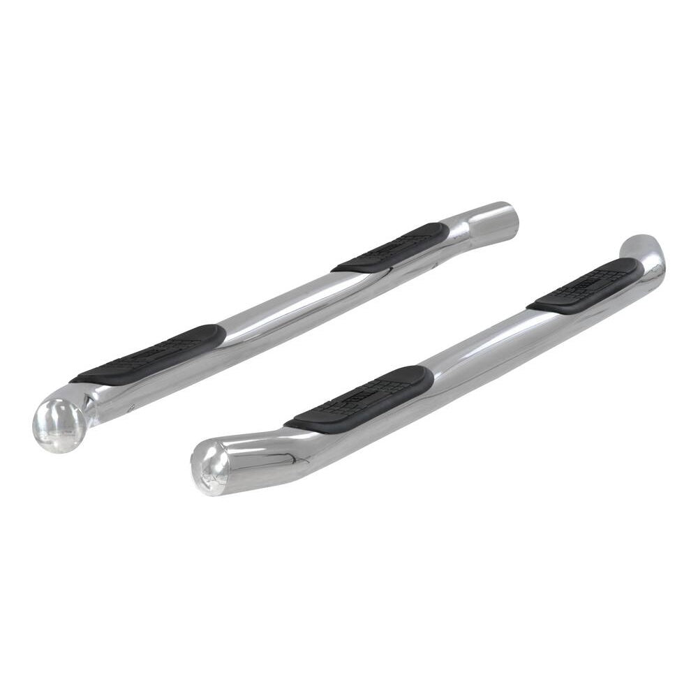 203041-2 Aries 3 Round Side Bars, Polished Stainless