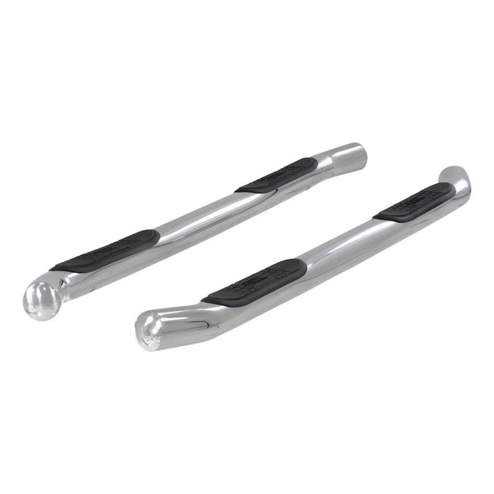 203041-2 Aries 3 Round Side Bars, Polished Stainless