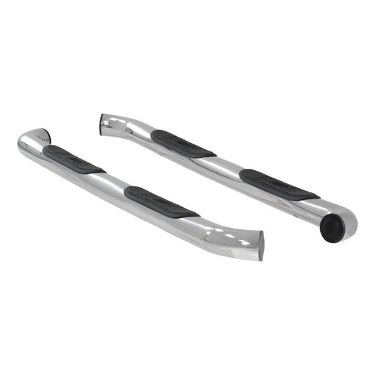 203044-2 Aries 3 Round Side Bars, Polished Stainless