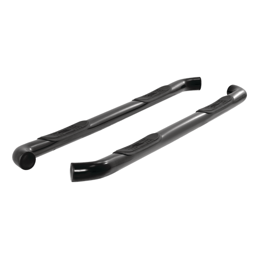 203045 Aries 3 Round Side Bars, Black