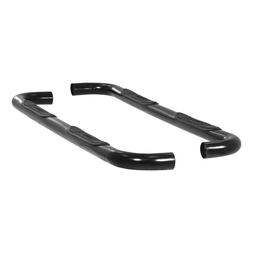 204001 Aries 3 Round Side Bars, Black