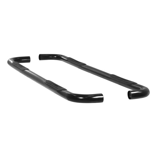 204004 Aries 3 Round Side Bars, Black