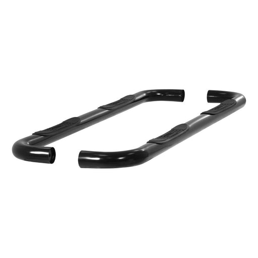 204009 Aries 3 Round Side Bars, Black