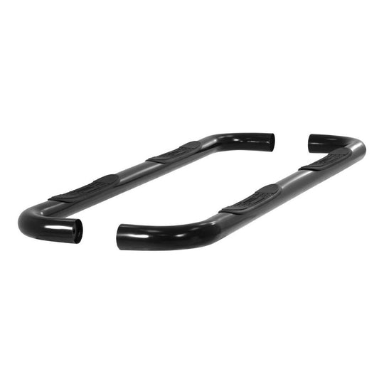 204009 Aries 3 Round Side Bars, Black