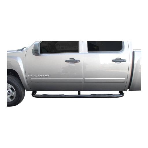 204013 Aries 3 Round Side Bars, Black