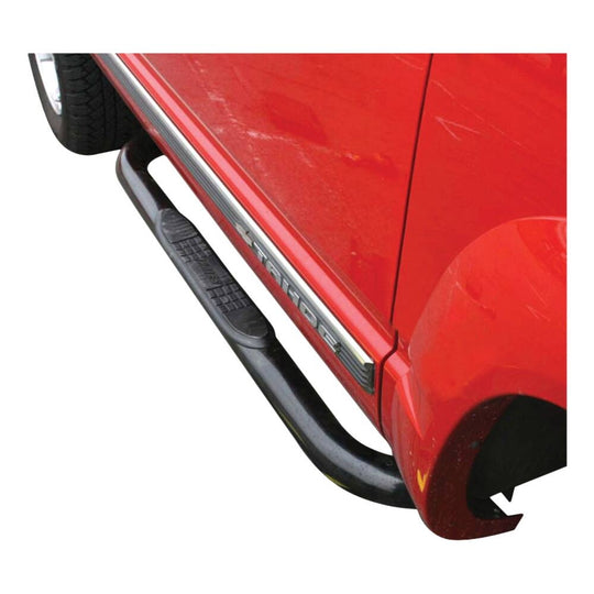 204018 Aries 3 Round Side Bars, Black