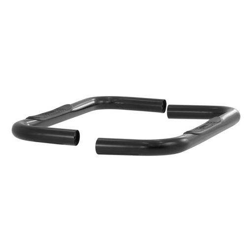 204044 Aries 3 Round Side Bars, Black