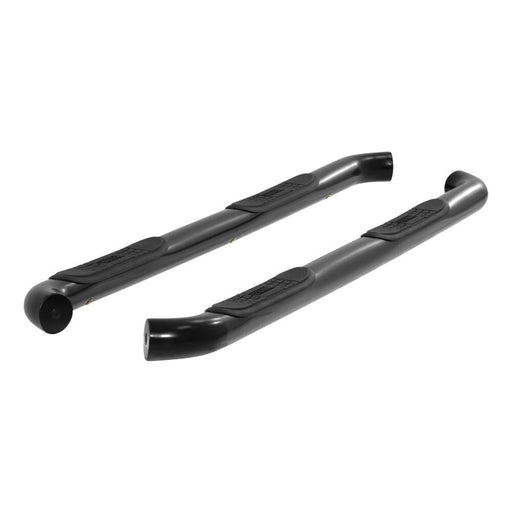 204046 Aries 3 Round Side Bars, Black