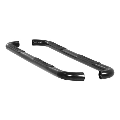 204052 Aries 3 Round Side Bars, Black
