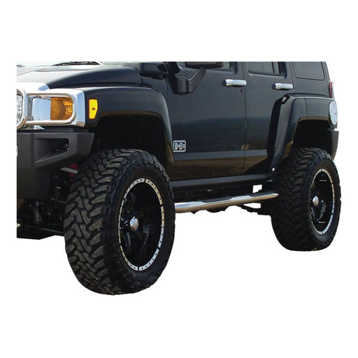 204076-2 Aries 3 Round Side Bars, Polished Stainless