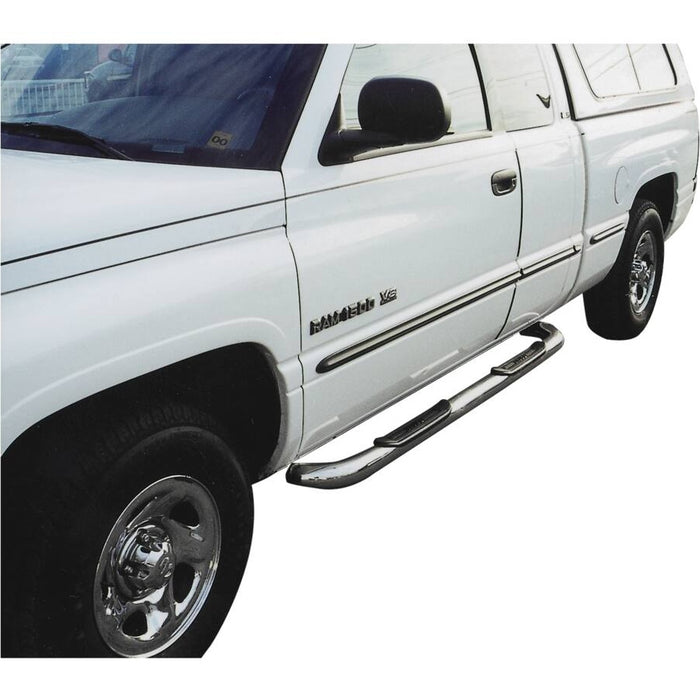 205003-2 Aries 3 Round Side Bars, Polished Stainless