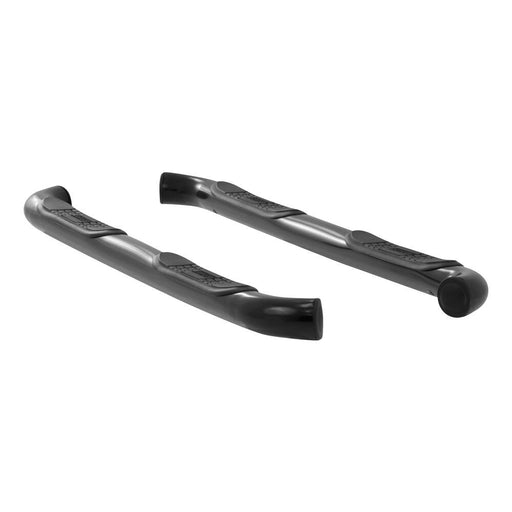 205015 Aries 3 Round Side Bars, Black