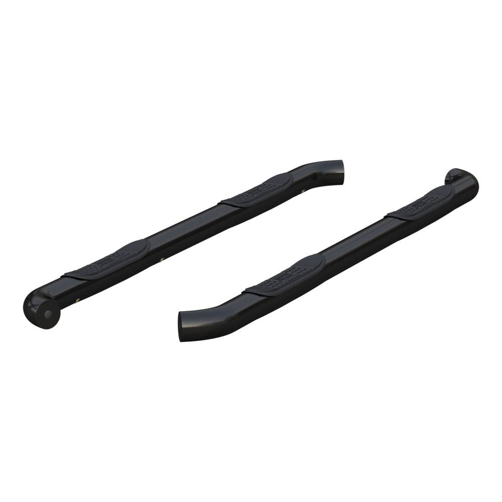 205031 Aries 3 Round Side Bars, Black