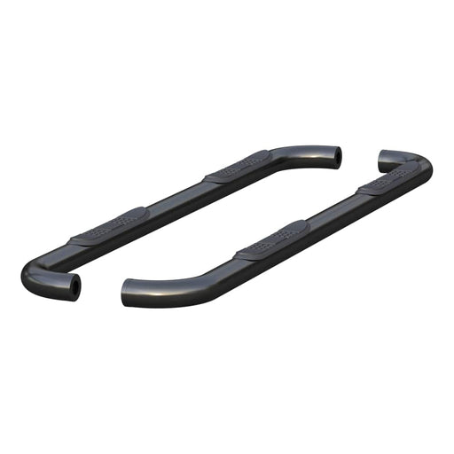 205044 ARIES 3 Round Semi-Gloss Black Steel Side Bars