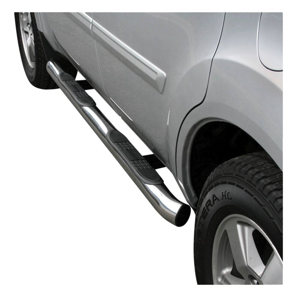 206008-2 Aries 3 Round Side Bars, Polished Stainless