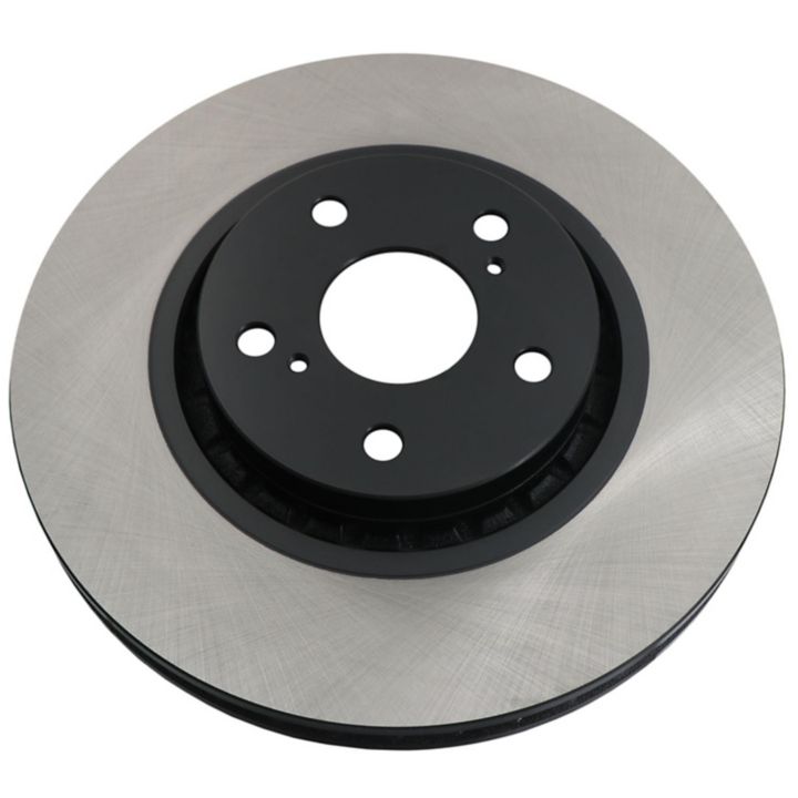 The C07954 ProSeries OE+ Brake Rotor is a metal brake disc rotor with a black central hub, used in vehicle braking systems.